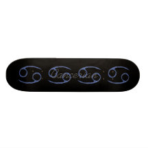 Cancer. Zodiac Astrology Sign. Skateboards