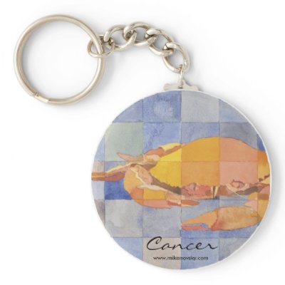 Cancer Zodiac Keychain by mikanovsky