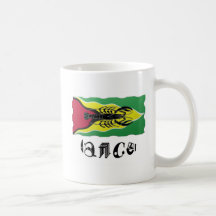 Cancer Zodiac Sign on Guyana Flag Mug