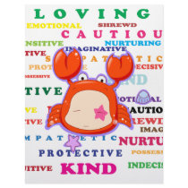 Cancer Zodiac Sign Traits Letterhead Design