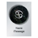 Cancer Zodiac Star Sign Universe Business Card
