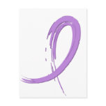 Cancer's Lavender Ribbon A4