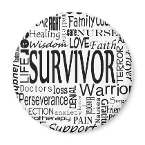CancerWords Refrigerator Magnet