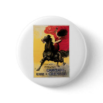 Canciani & Cremese Vintage Wine Ad Art Pinback Button