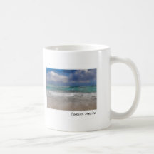 Cancun Mexico Ocean Beach Mugs