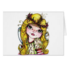 Candi Cane Fairy Greeting Card