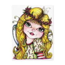 Candi Cane Fairy Postcard