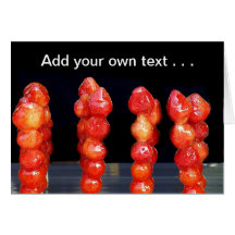 Candied Strawberries and Cherry Tomatoes Card