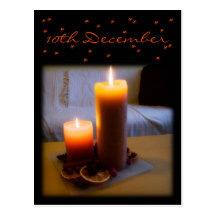 Candle • Advent Calendar Postcard