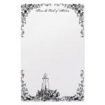 Candle Christmas Personalized Stationery