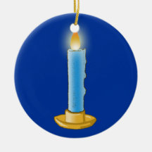 Candle Christmas Tree Ornament