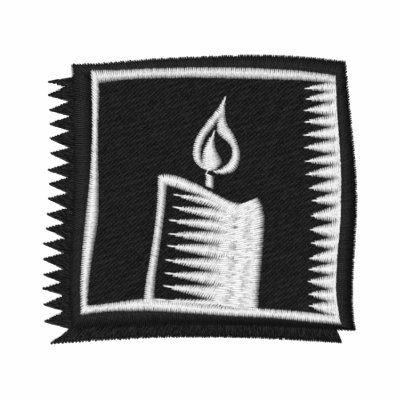 CANDLE EMBROIDERED SHIRT by islandviewembpics