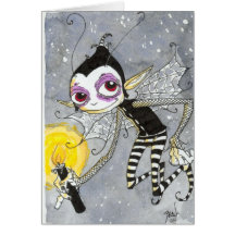 "Candle" Faerie Blank Card