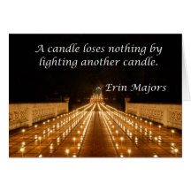 Candle lighting Card