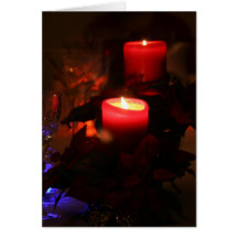Candle Lights Dinner Notecard
