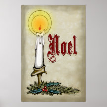 Candle Noel Poster