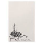 Candle Ribbon Personalized Stationery