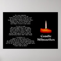 Candle Silhouettes Print