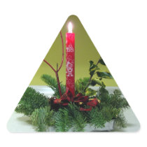 CANDLE TRIANGLE STICKERS