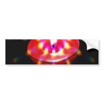 Candle With Special Lights Bumper Stickers