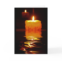 Candlelight Reflections Greeting Card