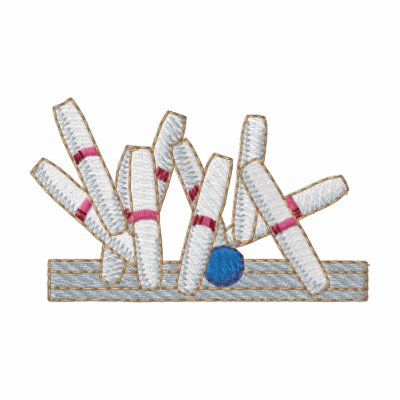 Candlepin Bowling Embroidered Jacket