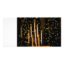 Candles Personalized Photo Card