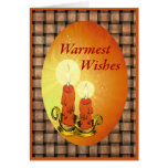 Candles Template Card