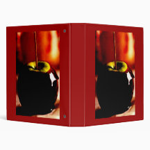 Candy Apple 3 Ring Binder