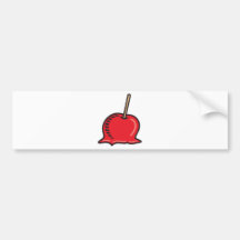 candy apple bumper sticker