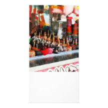 Candy Apples Customized Photo Card