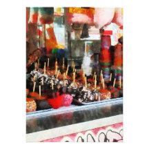 Candy Apples Personalized Announcements
