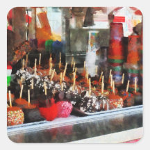 Candy Apples Square Sticker
