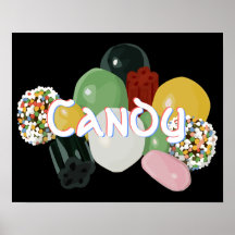 Candy Assortment Poster