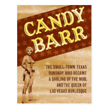 "Candy Barr" Postcard