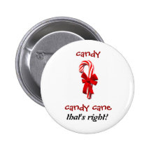 Candy Cane Button