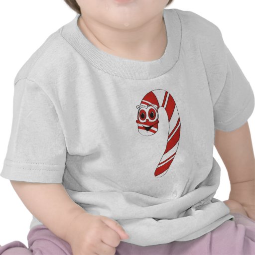 Candy Cane Cartoon Tee Shirts