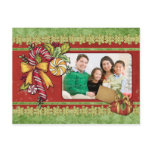 Candy Cane Christmas Template Postcard