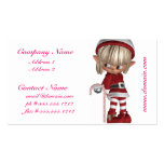 Candy Cane Elf Business Cards