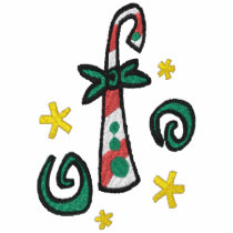 Candy Cane Embroidered Shirt