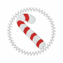 Candy Cane Embroidered Shirt