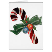 Candy Cane Greeting Card