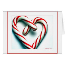Candy Cane Heart Cards