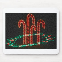 CANDY CANE MOUSE PAD