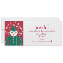 Candy Cane Party Invitation © 2011 M. Martz