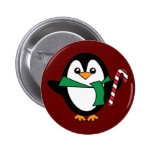 Candy Cane Penguin Pin