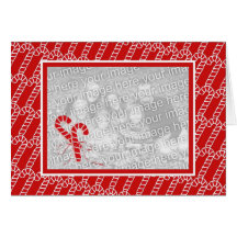 Candy Cane-Photo Card