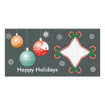Candy Cane Photo Card
