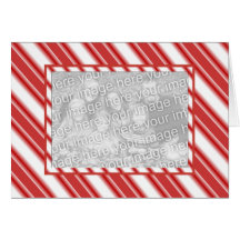 Candy Cane Photo Card
