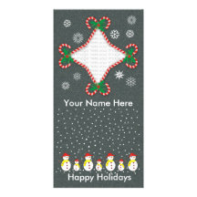 Candy Cane Photo Card